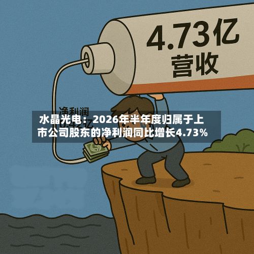 水晶光电:2026年半年度归属于上市公司股东的净利润同比增长4.73%-第3张图片