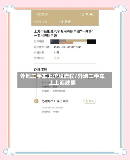 外地二手车上沪牌流程/外地二手车上上海牌照-第2张图片