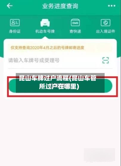 昆山车牌过户流程(昆山车管所过户在哪里)-第2张图片