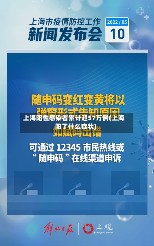 上海阳性感染者累计超57万例(上海阳了什么症状)-第2张图片