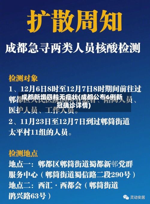 成都新增四粒无症状(成都公布6例新冠确诊详情)-第3张图片