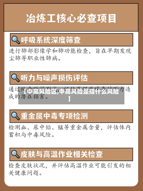 【中高风险区,中高风险是指什么风险】