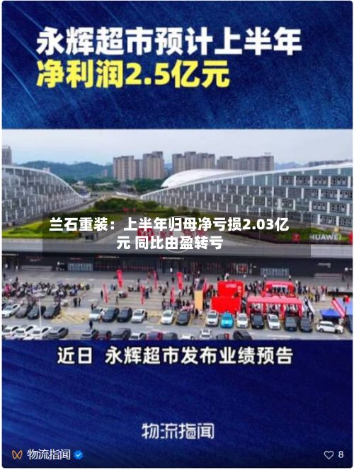 兰石重装：上半年归母净亏损2.03亿元 同比由盈转亏-第2张图片