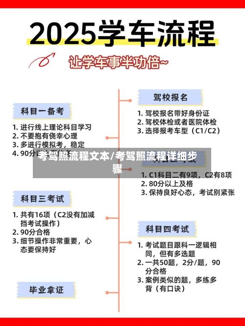 考驾照流程文本/考驾照流程详细步骤