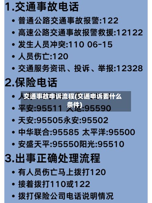 交通事故申诉流程(交通申诉要什么条件)-第3张图片