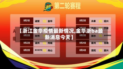 【浙江金华疫情最新情况,金华浙ba最新消息今天】
