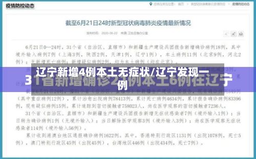 辽宁新增4例本土无症状/辽宁发现一例-第2张图片