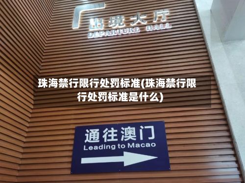 珠海禁行限行处罚标准(珠海禁行限行处罚标准是什么)-第3张图片