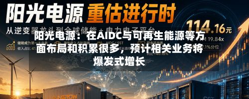 阳光电源：在AIDC与可再生能源等方面布局和积累很多	，预计相关业务将爆发式增长-第2张图片