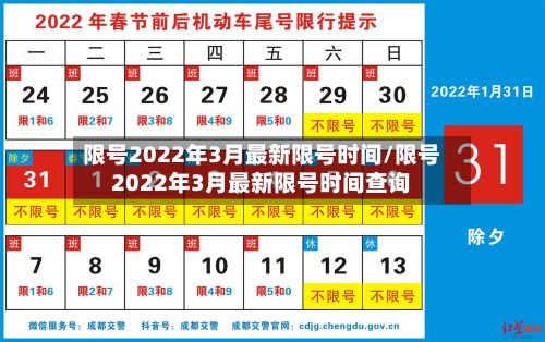 限号2022年3月最新限号时间/限号2022年3月最新限号时间查询-第3张图片