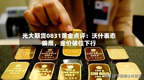 光大期货0831黄金点评：沃什表态偏鹰，金价破位下行-第2张图片