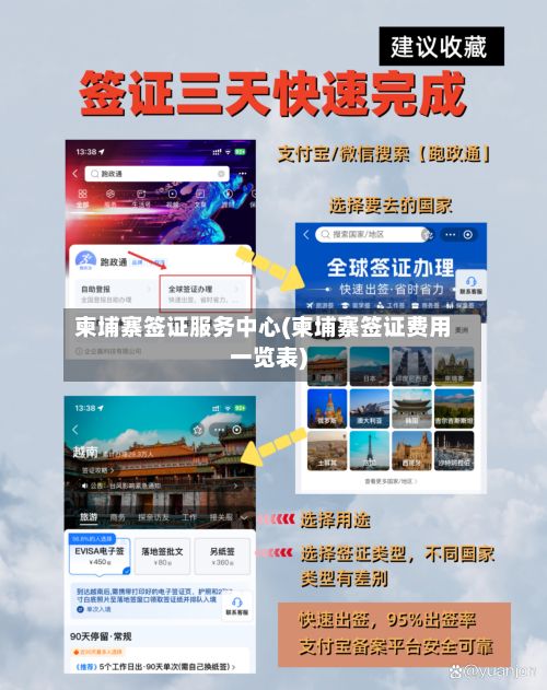柬埔寨签证服务中心(柬埔寨签证费用一览表)