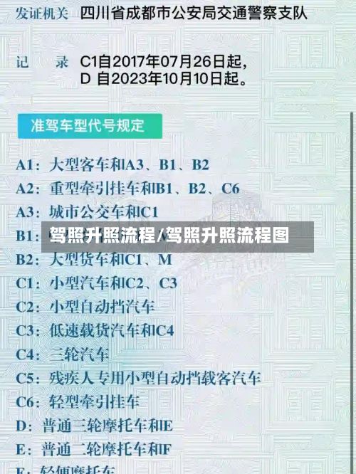 驾照升照流程/驾照升照流程图-第2张图片