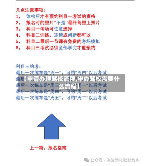 【申请办理驾校流程,申办驾校需要什么流程】-第2张图片