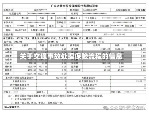 关于交通事故处理保险流程的信息-第2张图片