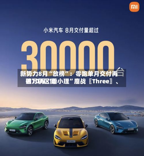 新势力8月“放榜”：零跑单月交付再破10万 “蔚小理”鏖战〖Three〗、四万辆区间-第2张图片