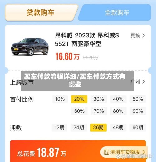 买车付款流程详细/买车付款方式有哪些-第3张图片