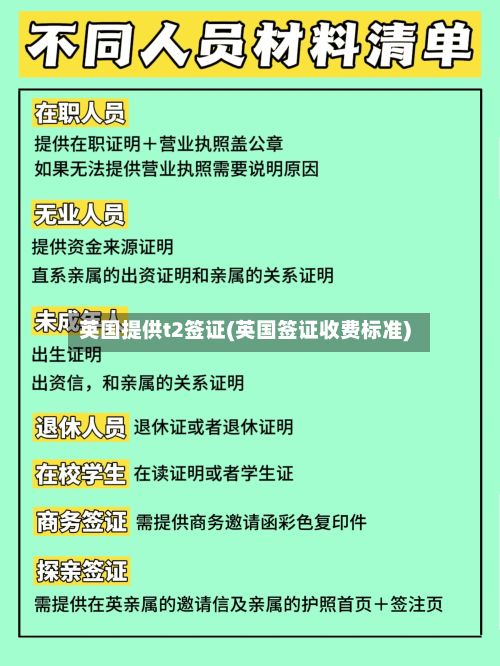 英国提供t2签证(英国签证收费标准)-第2张图片