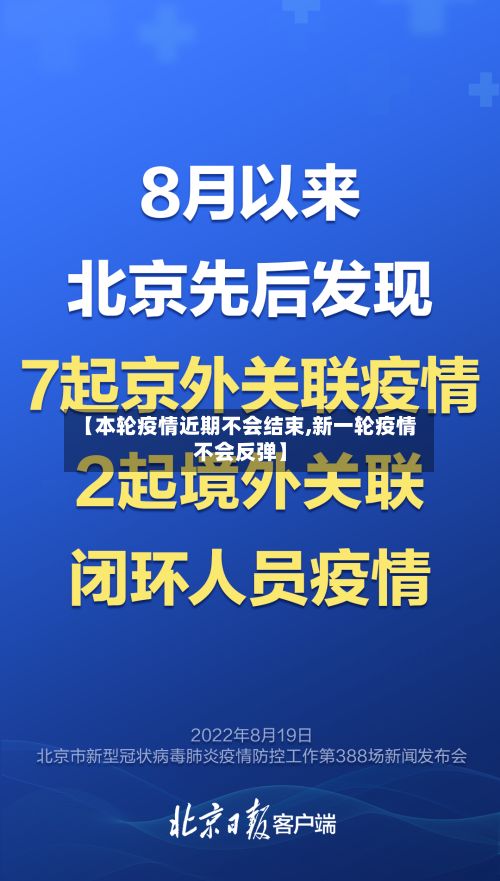 【本轮疫情近期不会结束,新一轮疫情不会反弹】-第2张图片
