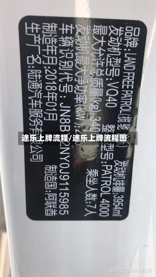 途乐上牌流程/途乐上牌流程图-第3张图片