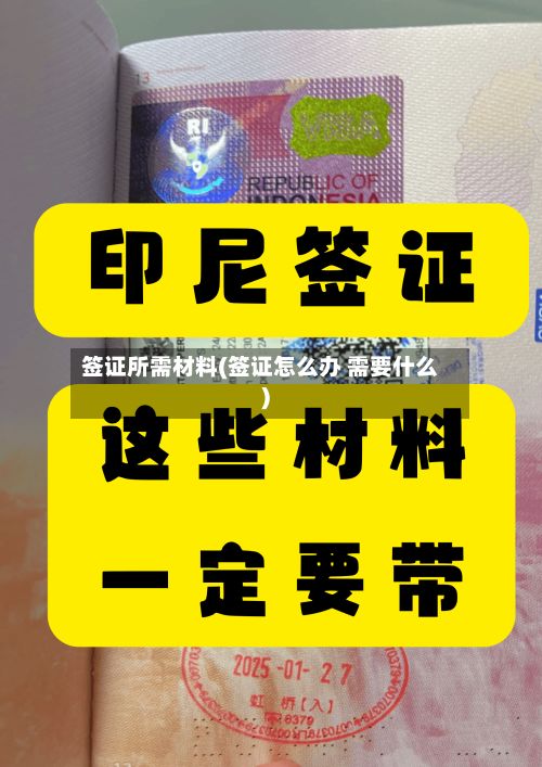 签证所需材料(签证怎么办 需要什么)