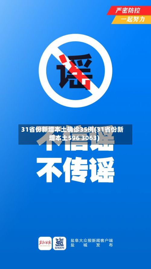 31省份新增本土确诊35例(31省份新增本土596 3063)-第2张图片