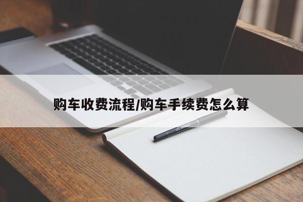 购车收费流程/购车手续费怎么算