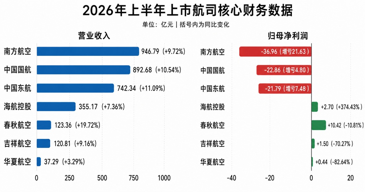 油价吞噬航司利润，三大航增亏七成、春秋航空却赚了10亿